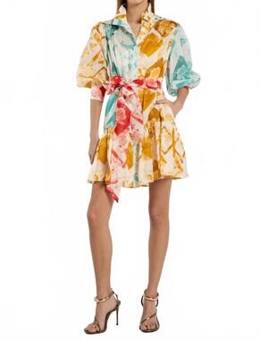 NEW CHRISTY LYNN emi dress in sierra multi